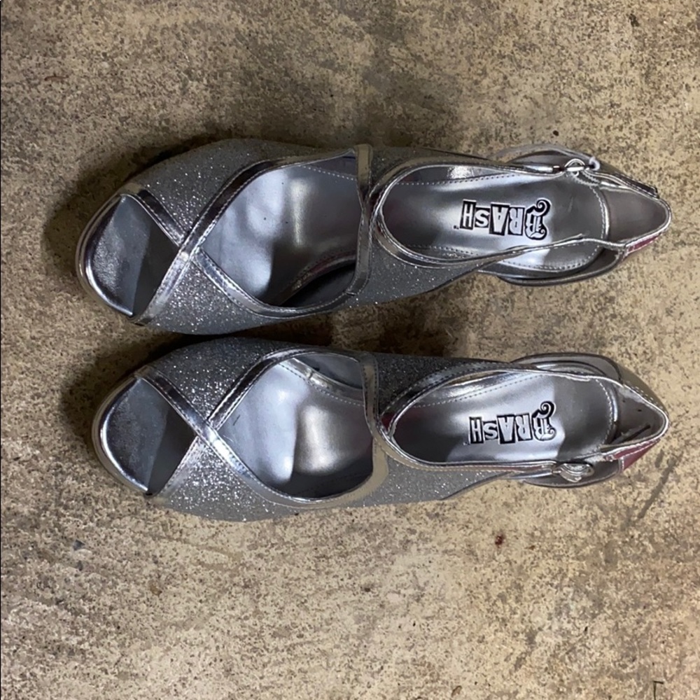Silver heels